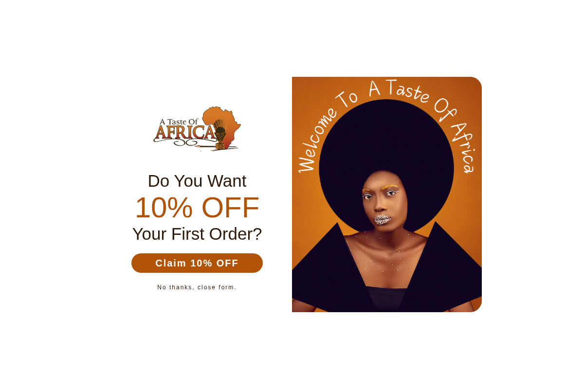 atasteofafrica.net homepage screenshot