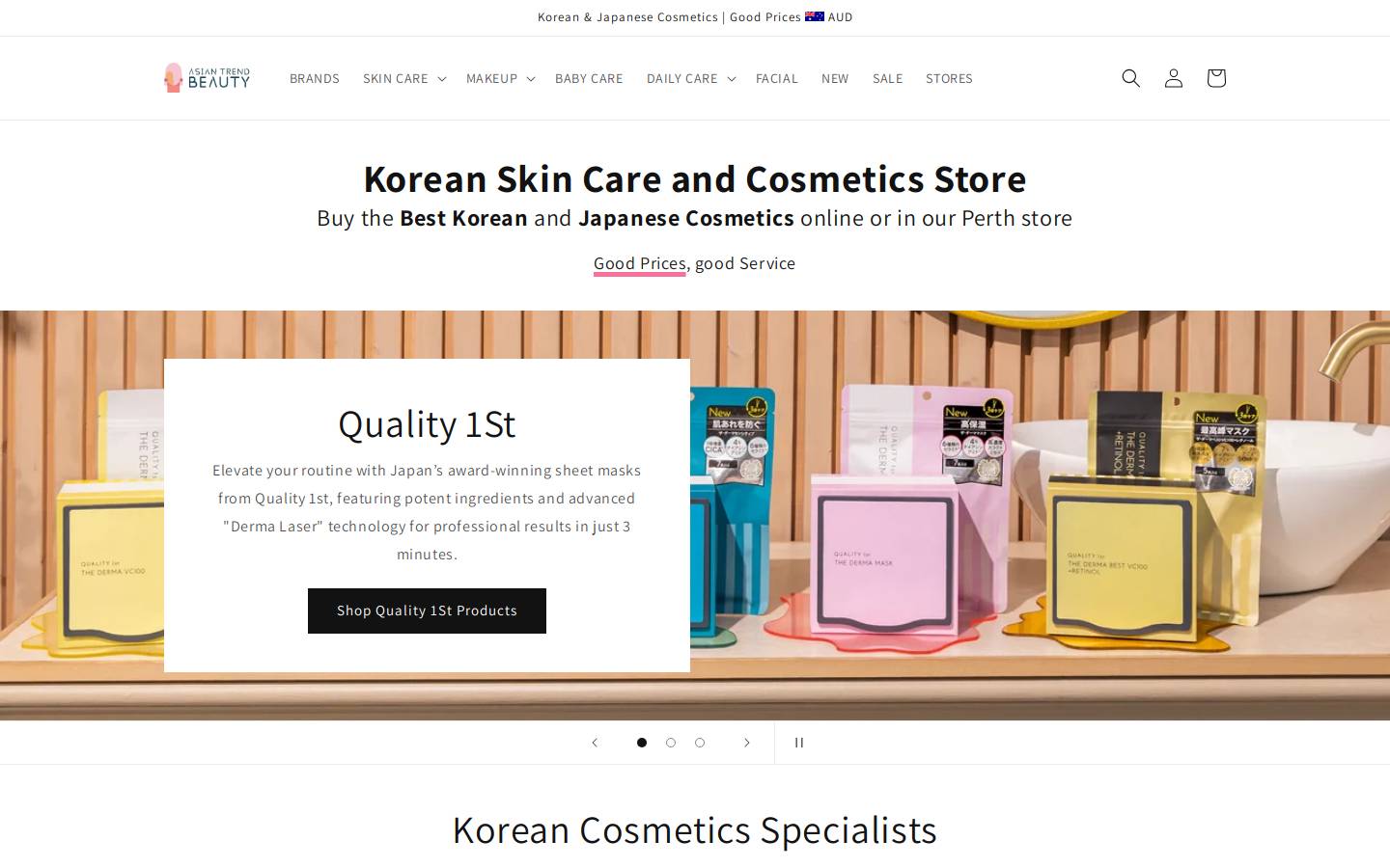 atbeauty.shop homepage screenshot