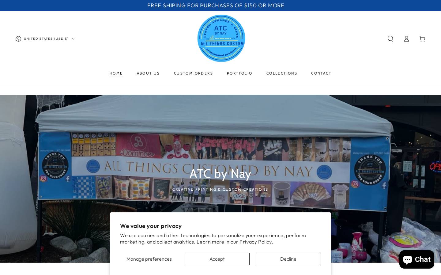 atcbynay.com homepage screenshot