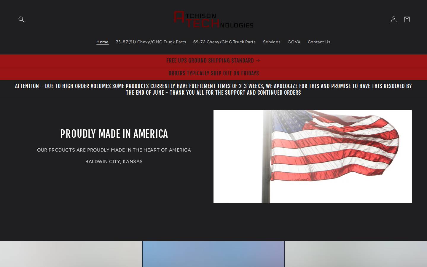 atchisontechnologies.com homepage screenshot