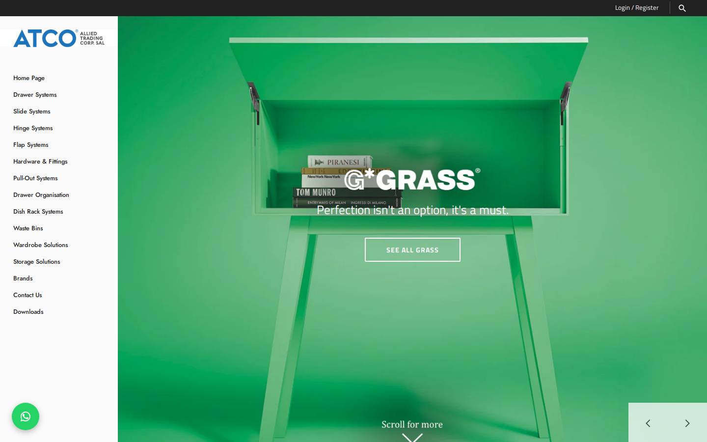 atcosal.com homepage screenshot