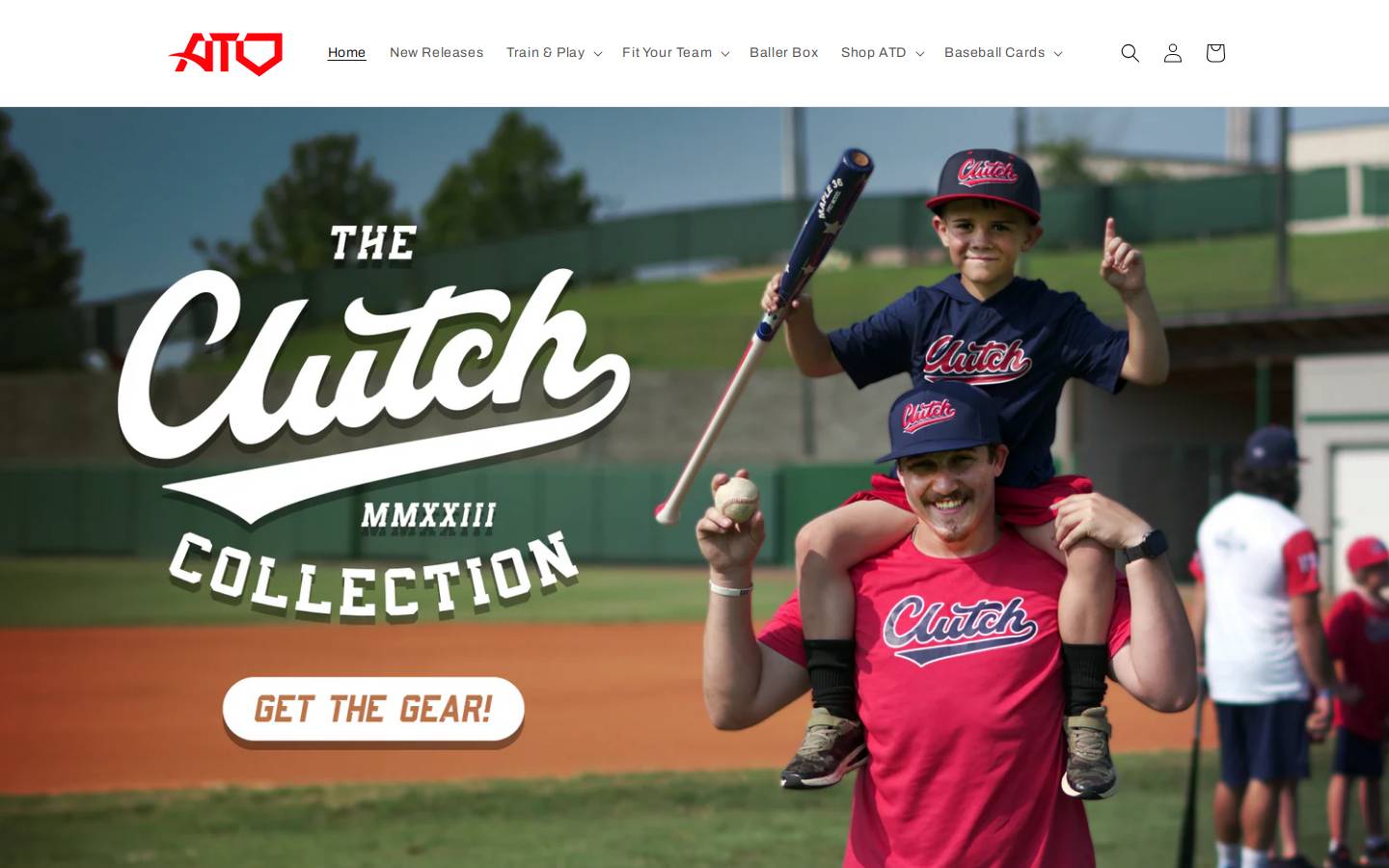 atdbaseball.com homepage screenshot