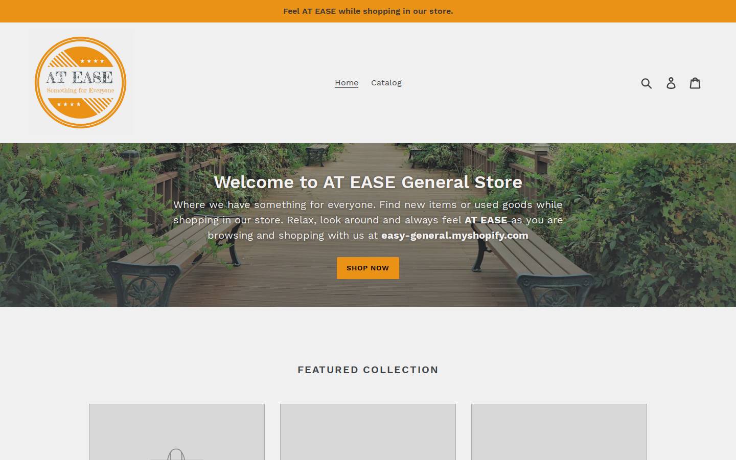 ateasegeneral.com homepage screenshot
