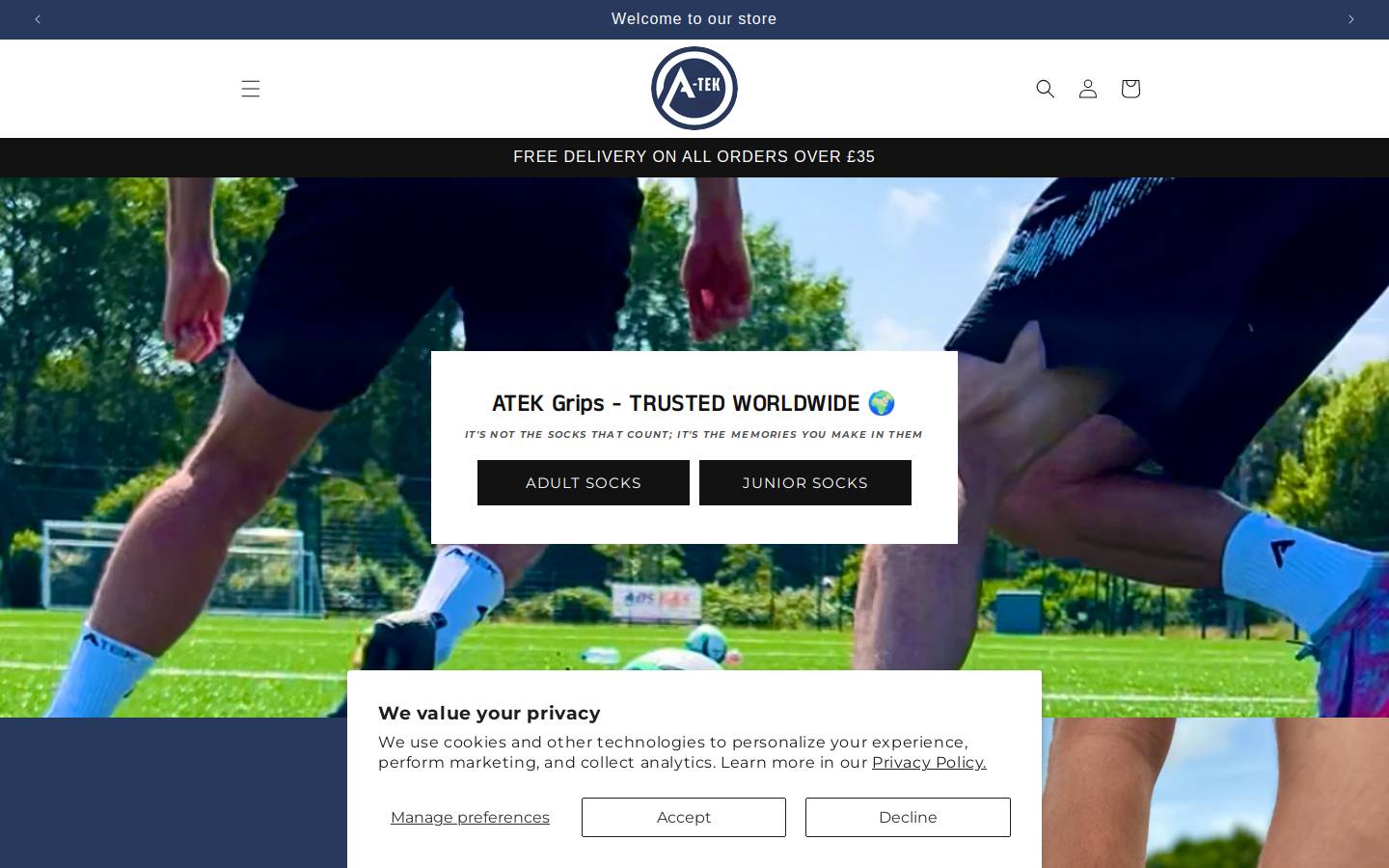 atek.club homepage screenshot