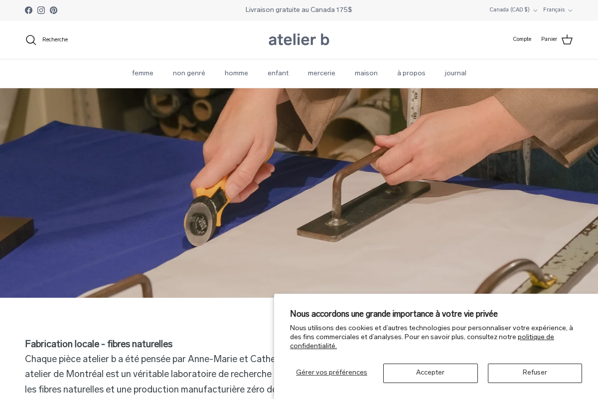 atelier b homepage screenshot