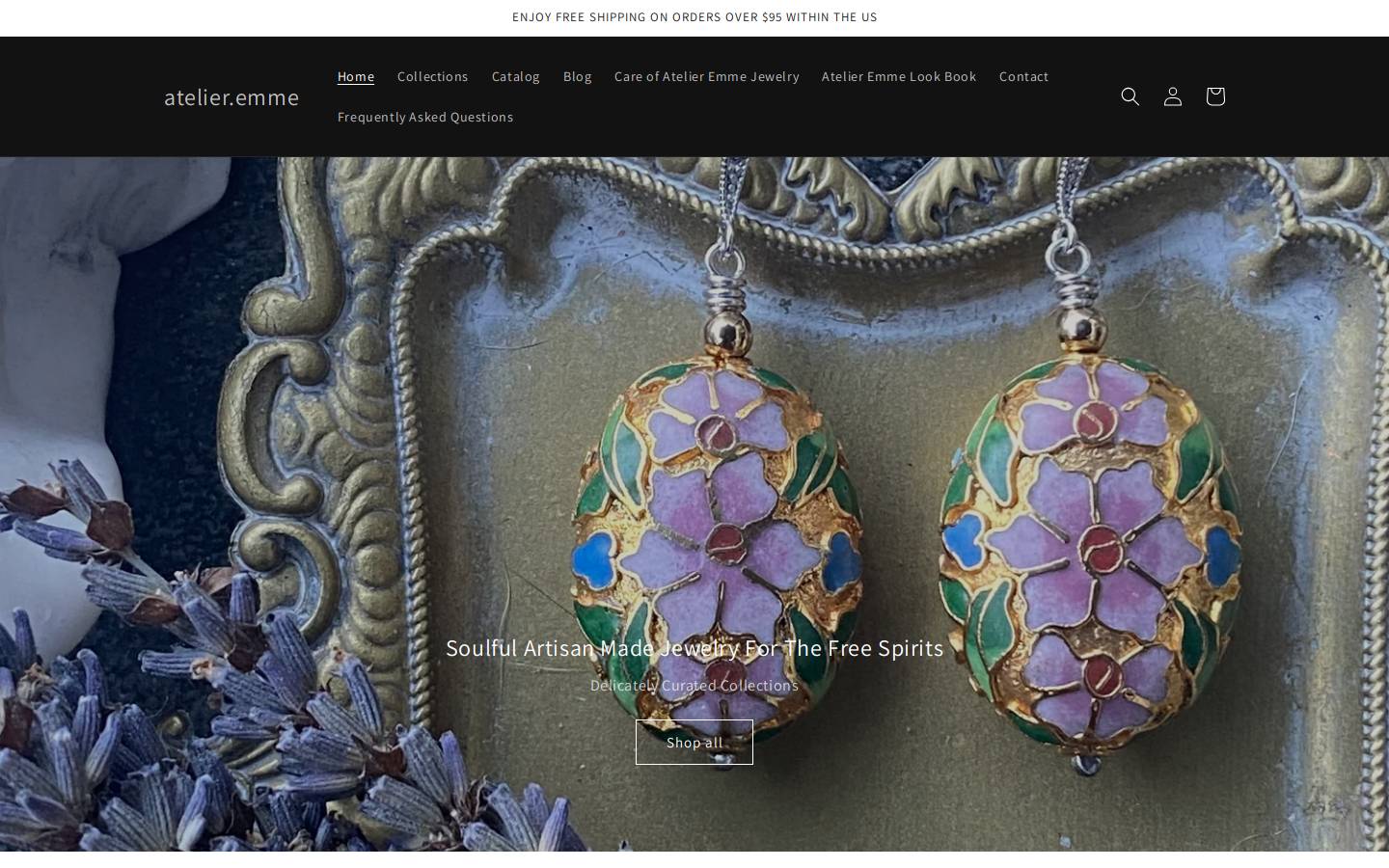 atelier-emme.com homepage screenshot