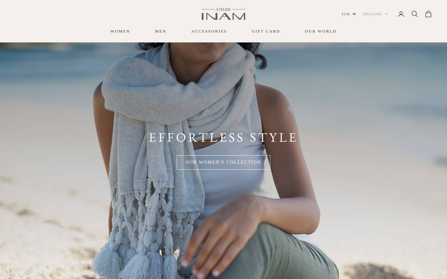 atelier-inam.com homepage screenshot