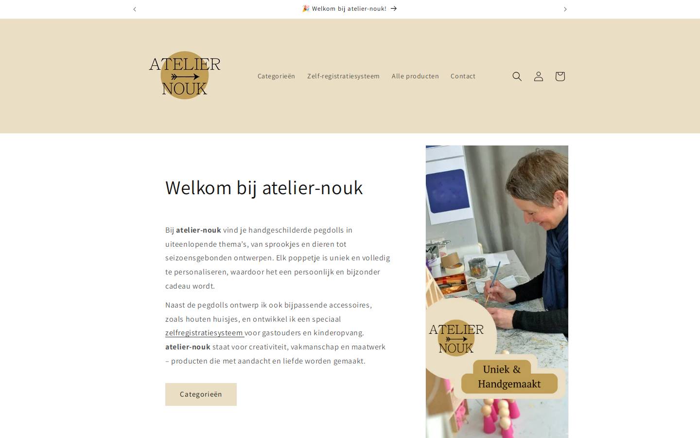 atelier-nouk.nl homepage screenshot