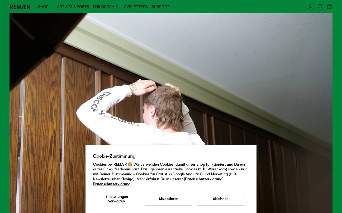 atelier-remaer.com homepage screenshot