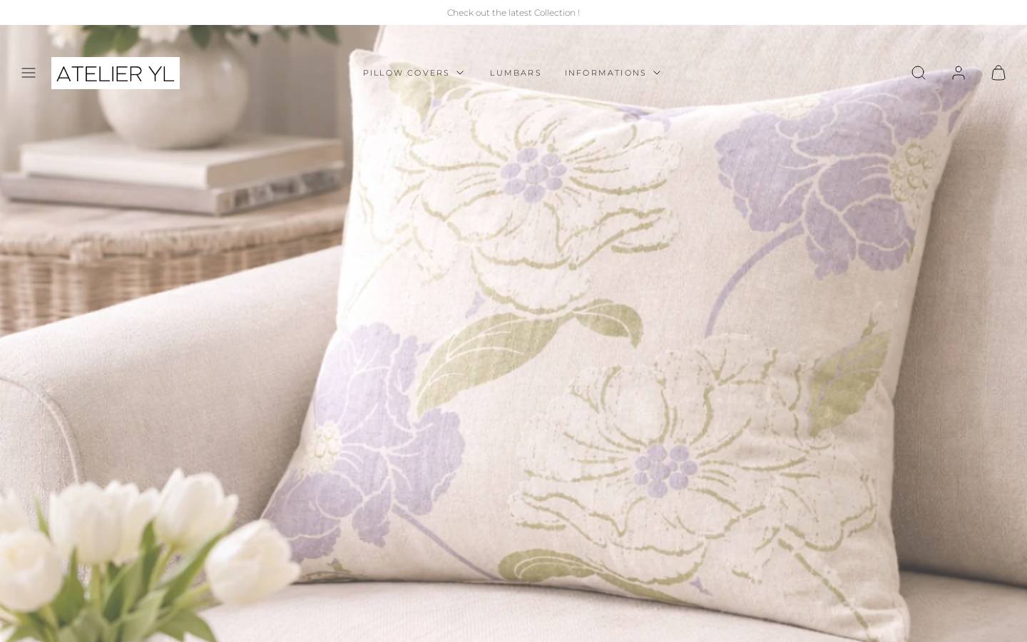 atelier-yl.com homepage screenshot
