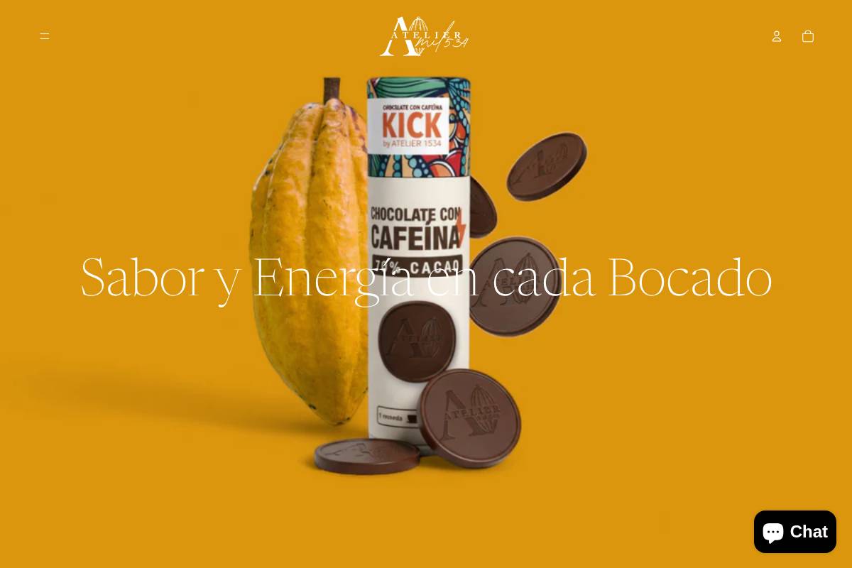 atelier1534.com homepage screenshot