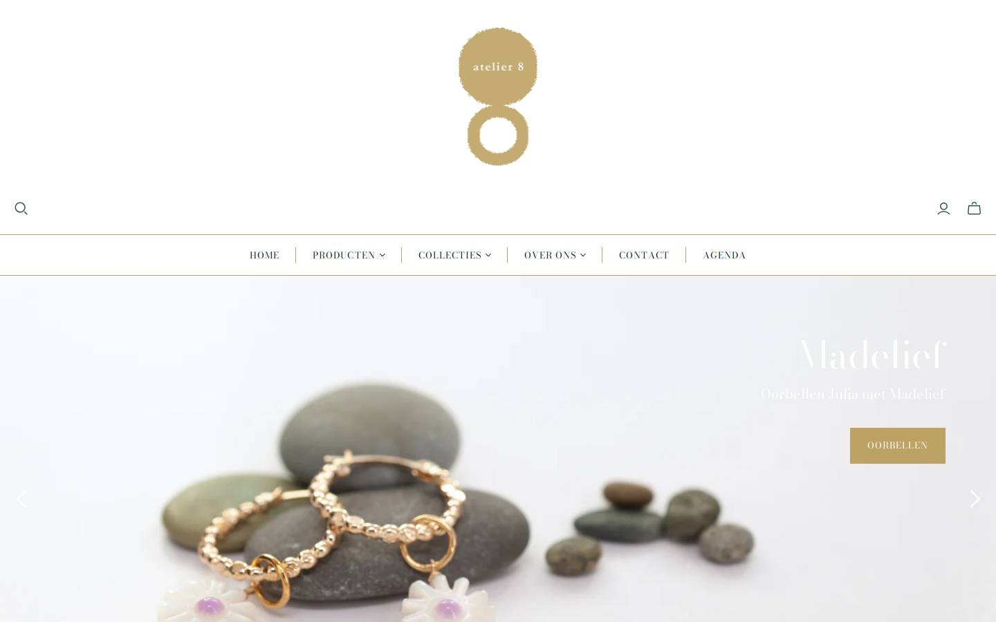atelier8.amsterdam homepage screenshot