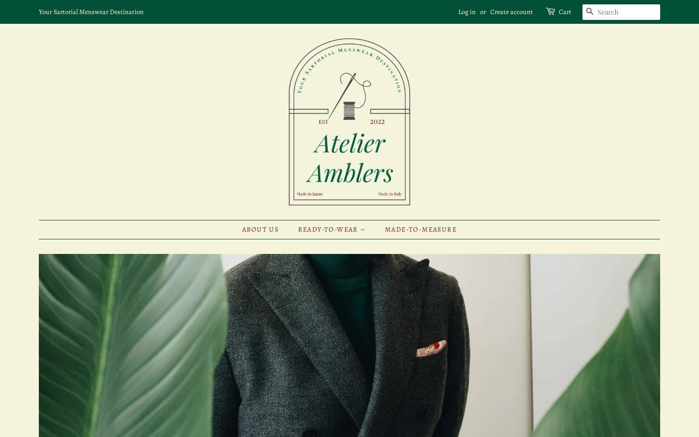 atelieramblers.com homepage screenshot