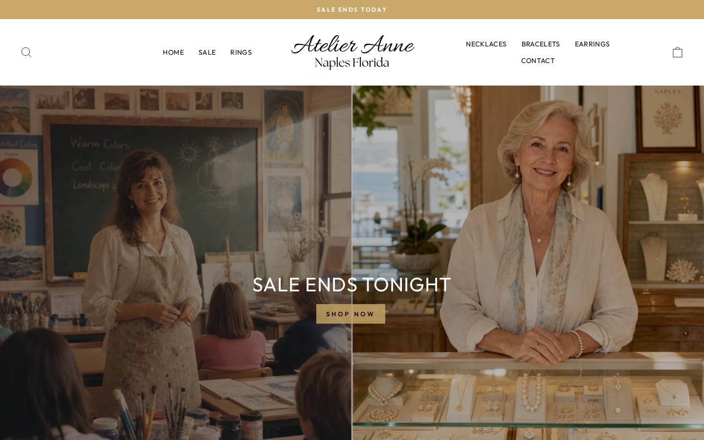 atelierannenaples.com homepage screenshot