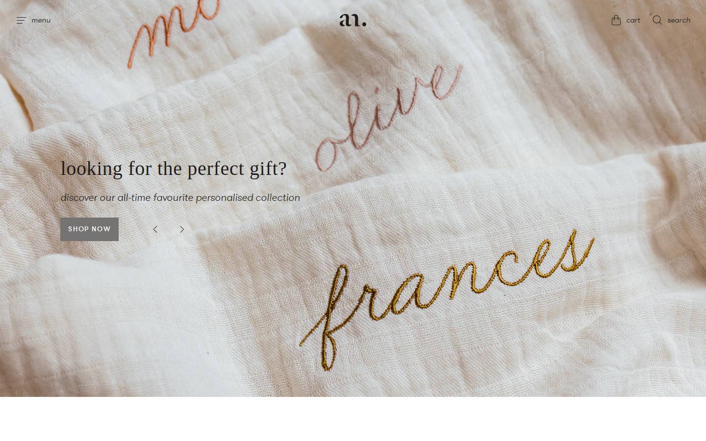 atelier an.nur homepage screenshot