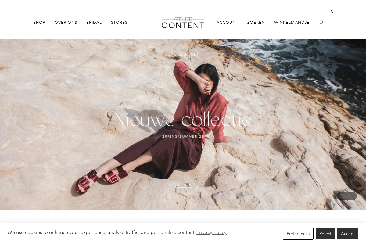 Atelier Content homepage screenshot