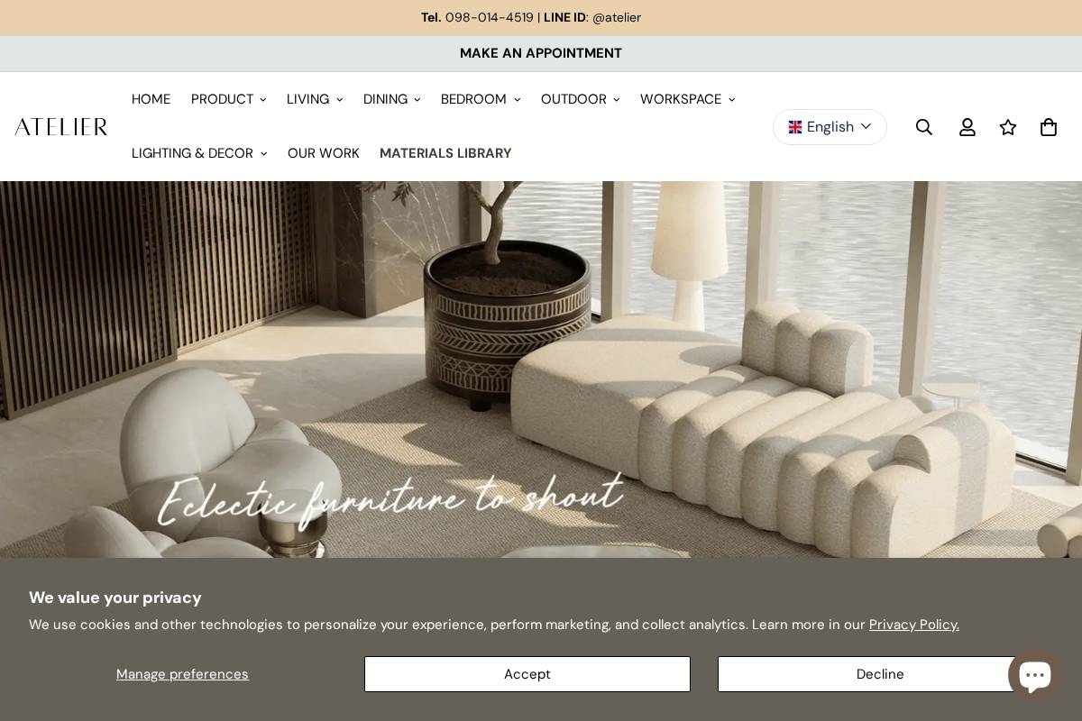 ateliercorp.co homepage screenshot