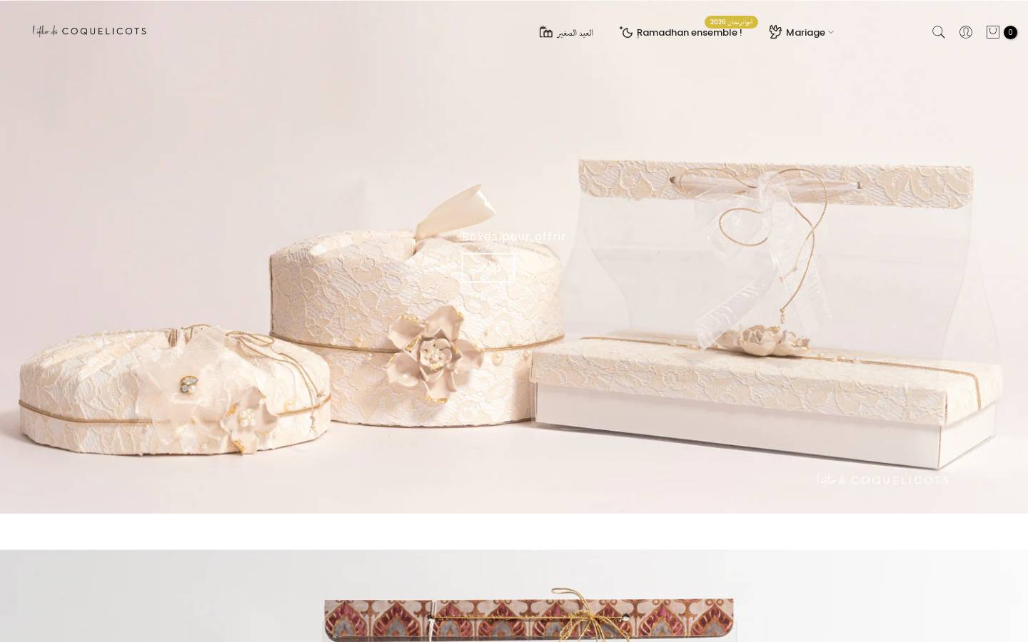 atelierdescoquelicots.com homepage screenshot
