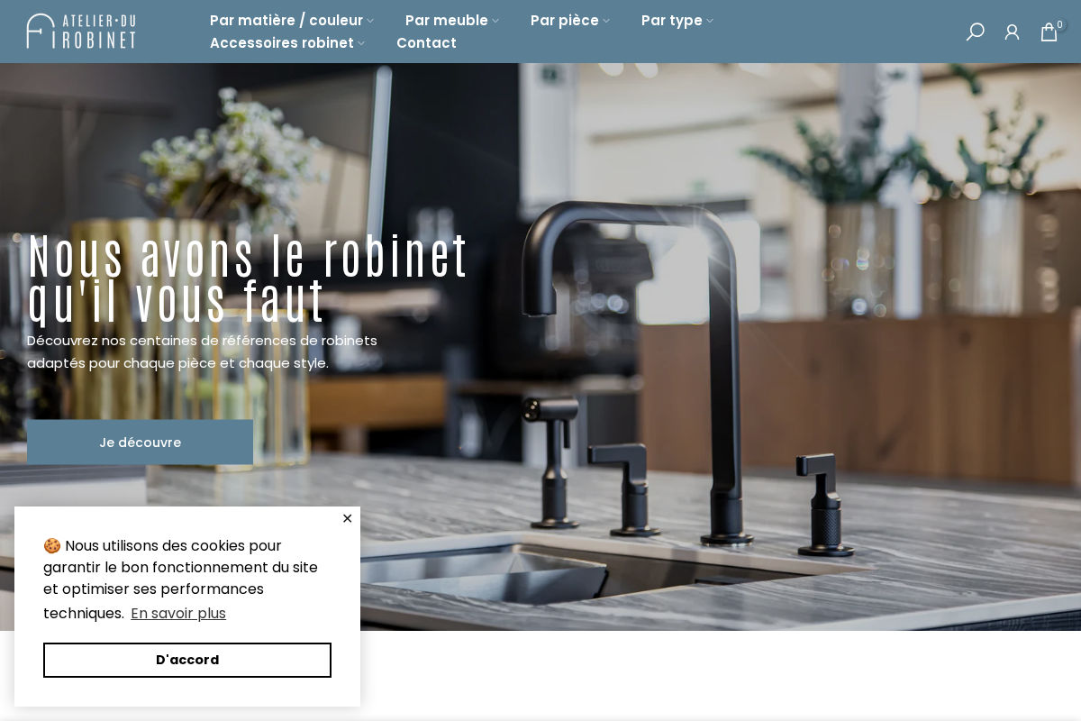 Atelierdurobinet homepage screenshot