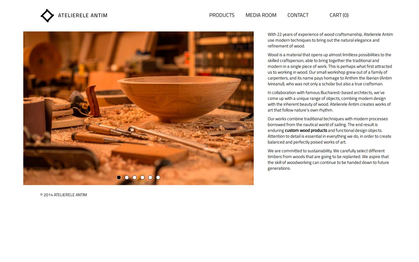 ateliereleantim.com homepage screenshot