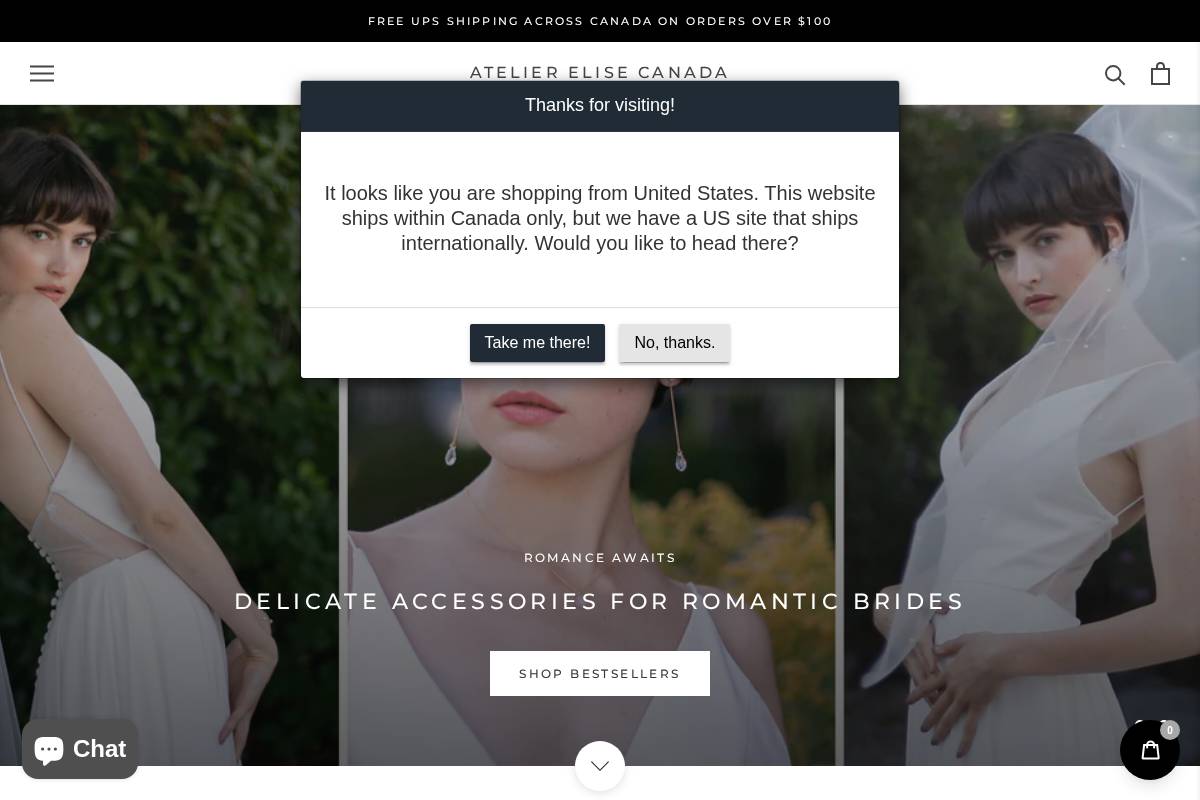 Atelierelise homepage screenshot