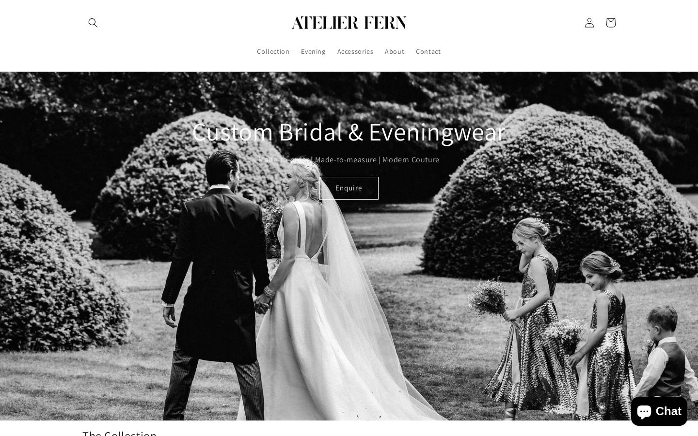 atelierfern.com homepage screenshot