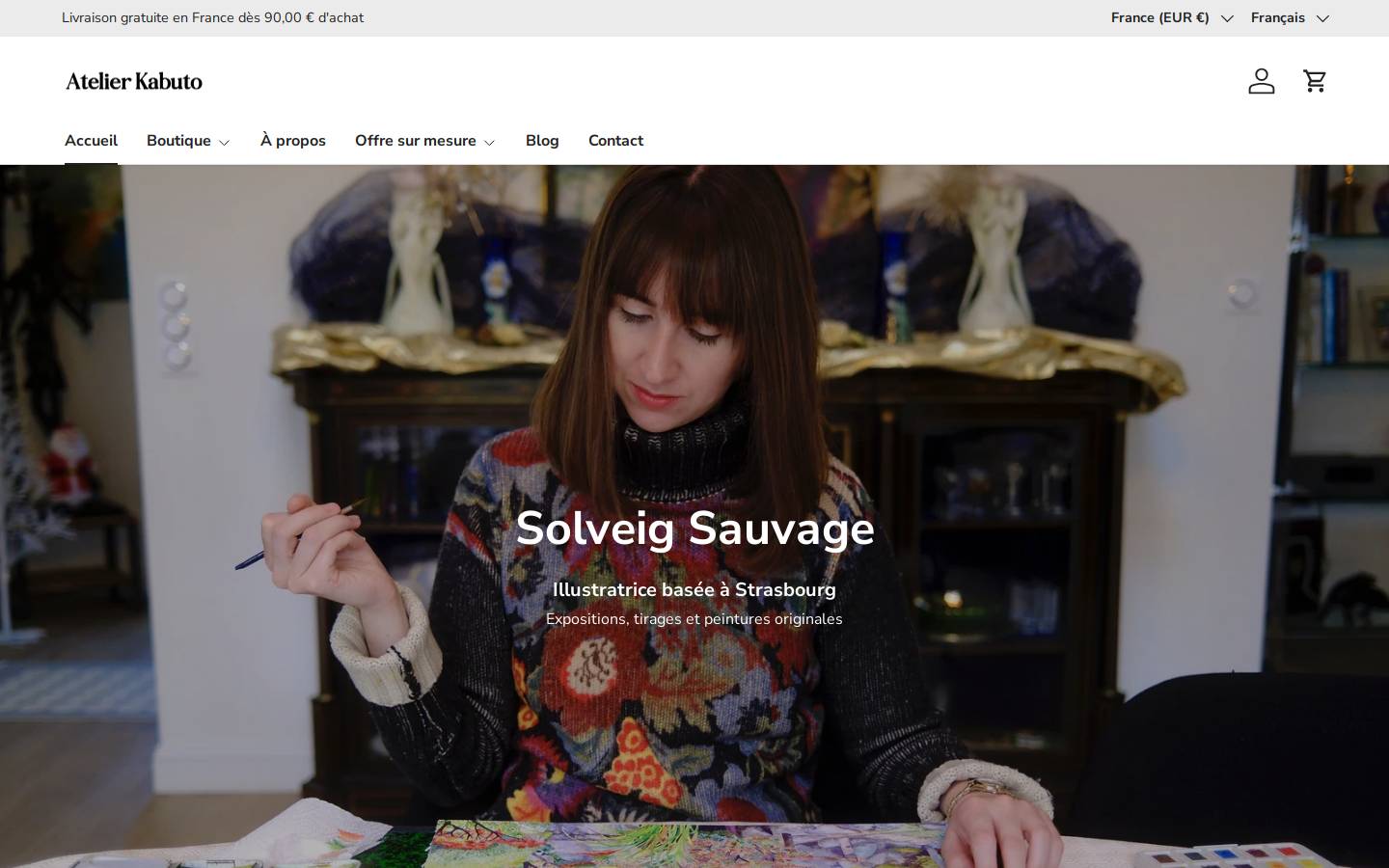 atelierkabuto.com homepage screenshot