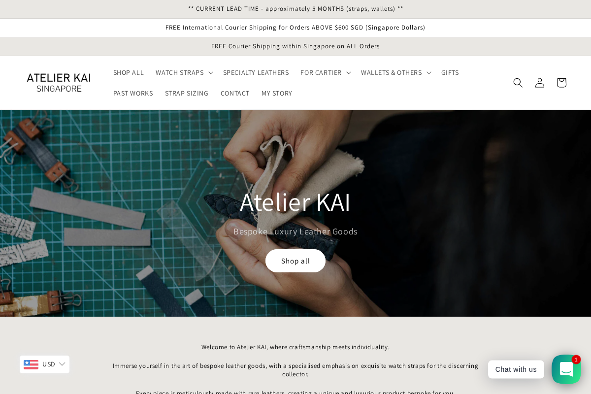 atelierkai.co homepage screenshot