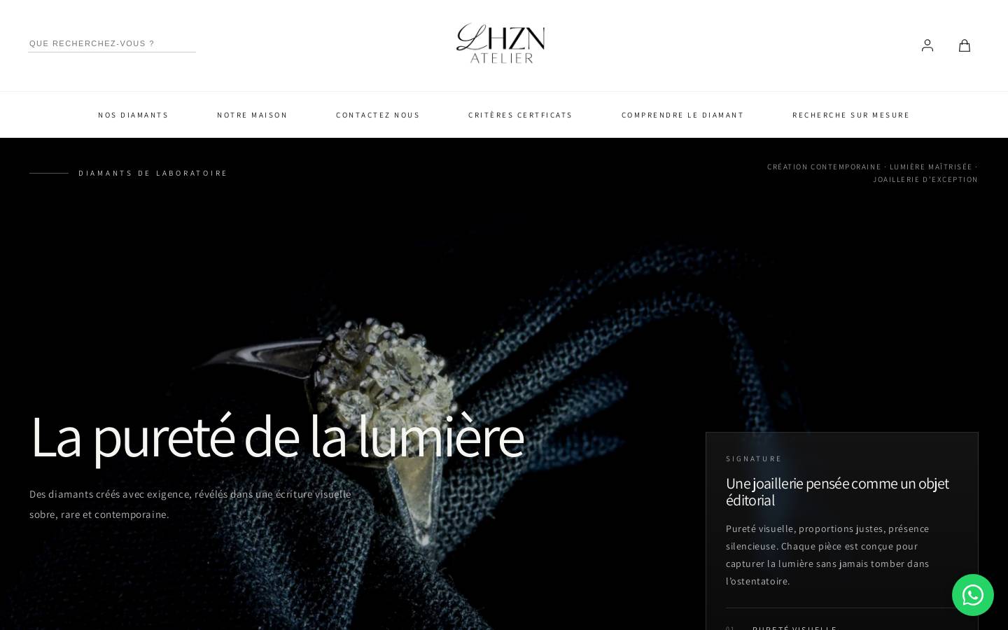 atelierlhzn.com homepage screenshot