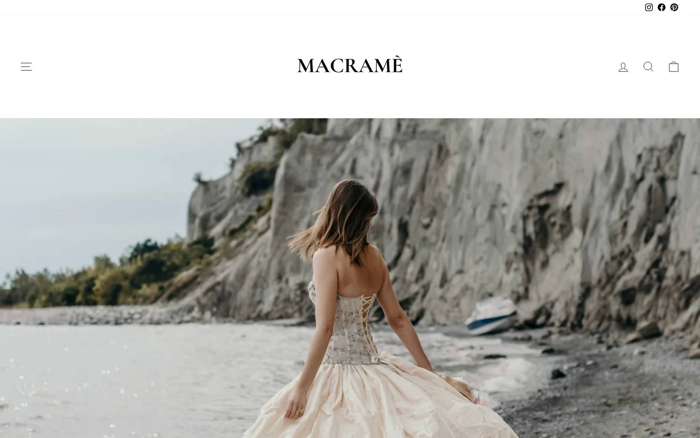 ateliermacrame.com homepage screenshot