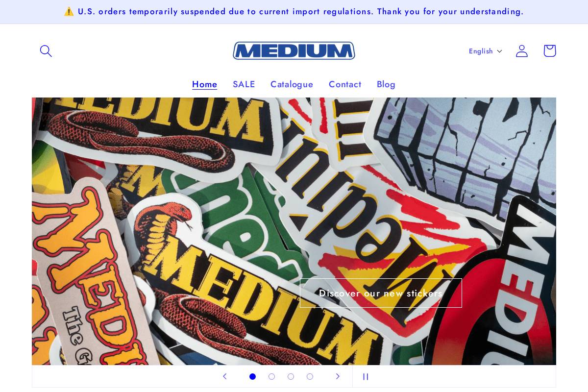 Ateliermedium homepage screenshot