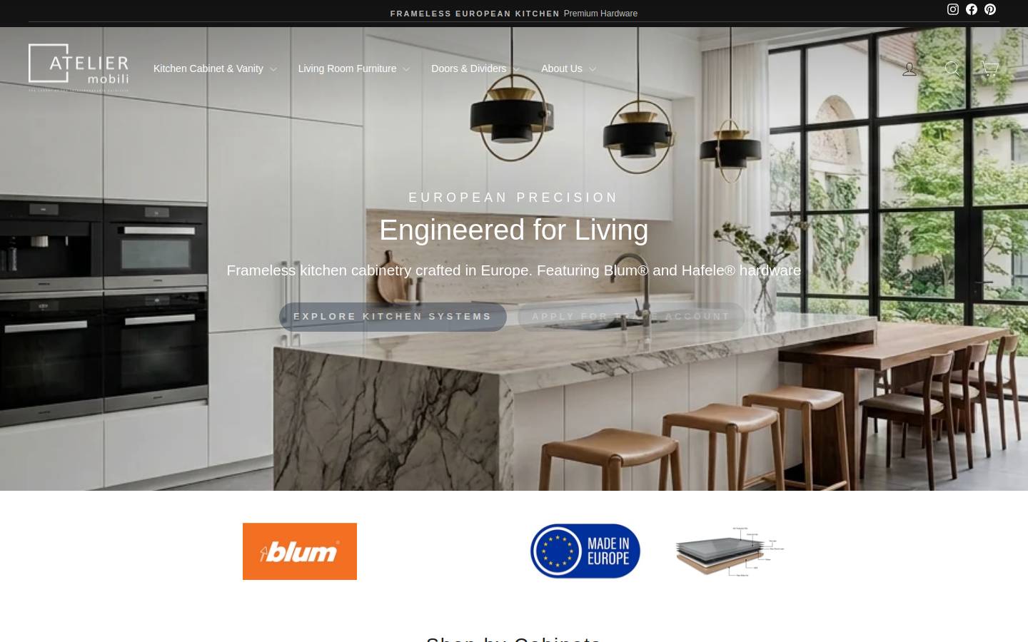 ateliermobili.com homepage screenshot