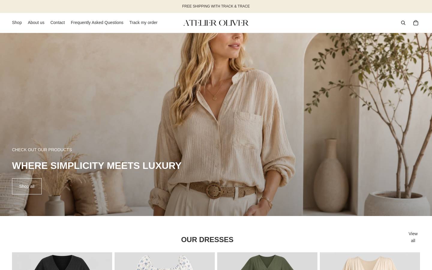 atelieroliver.com homepage screenshot