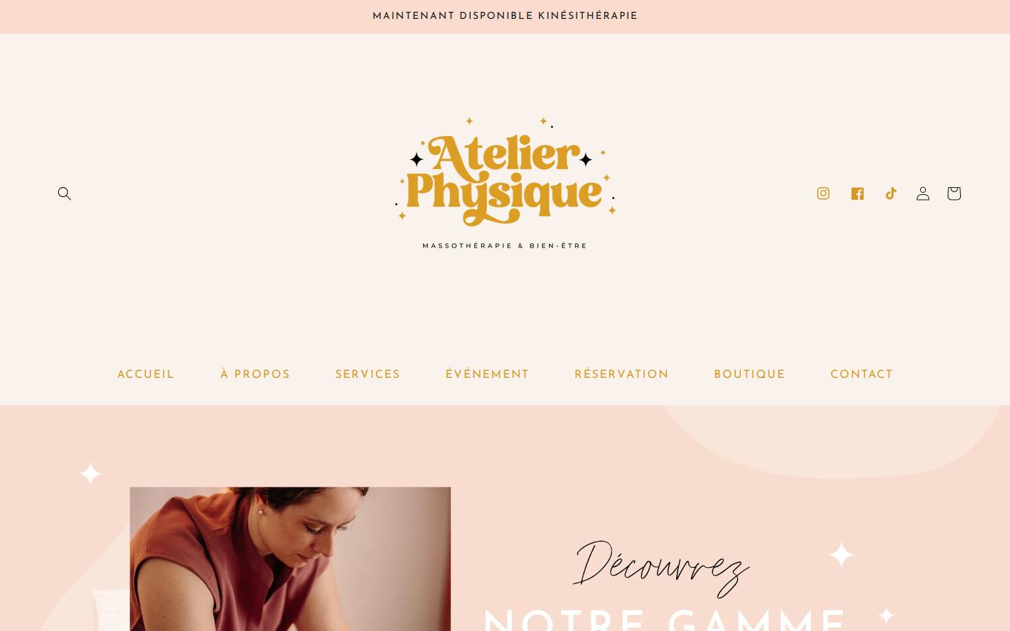 atelierphysique.ca homepage screenshot