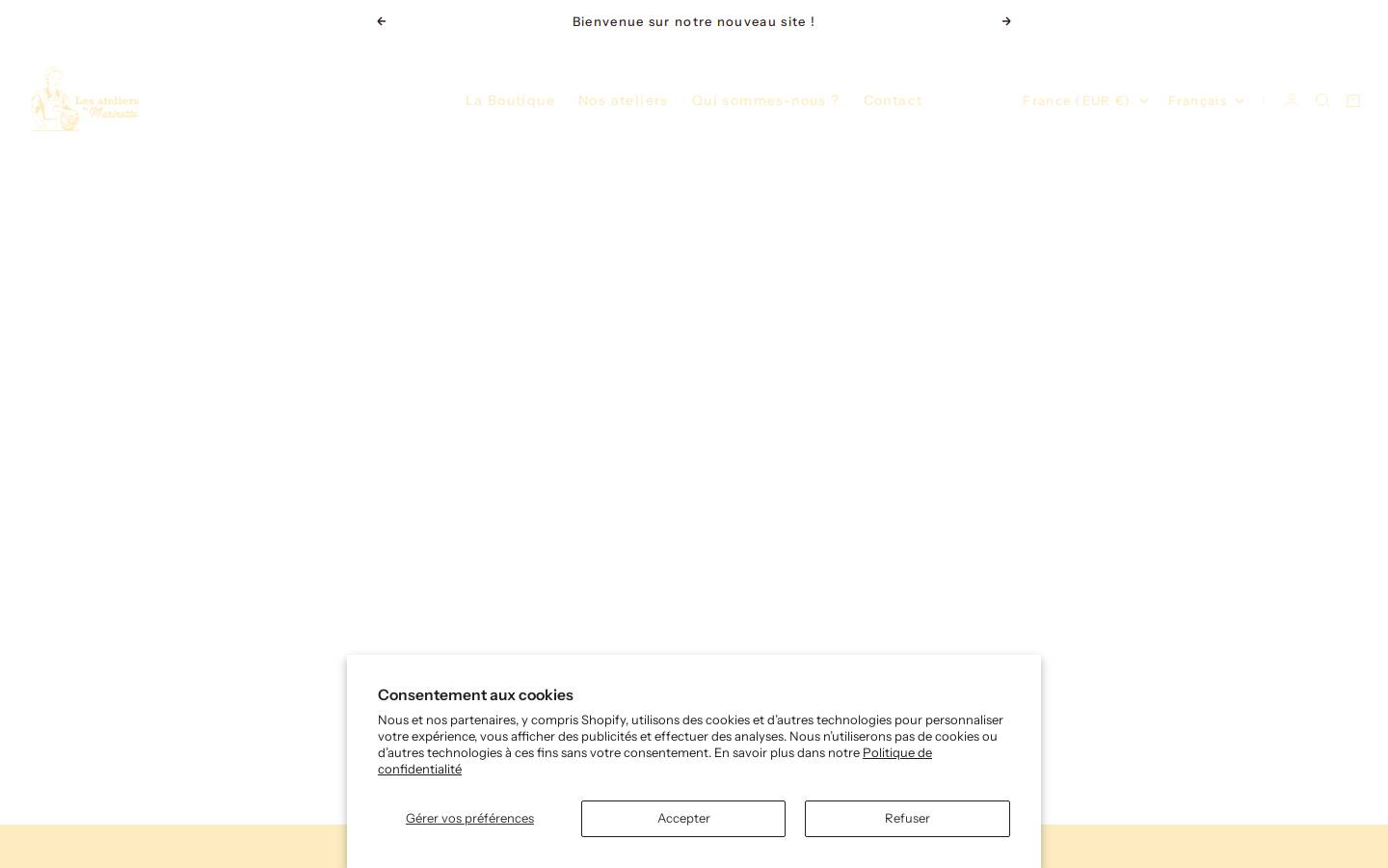 ateliers-marinette.fr homepage screenshot