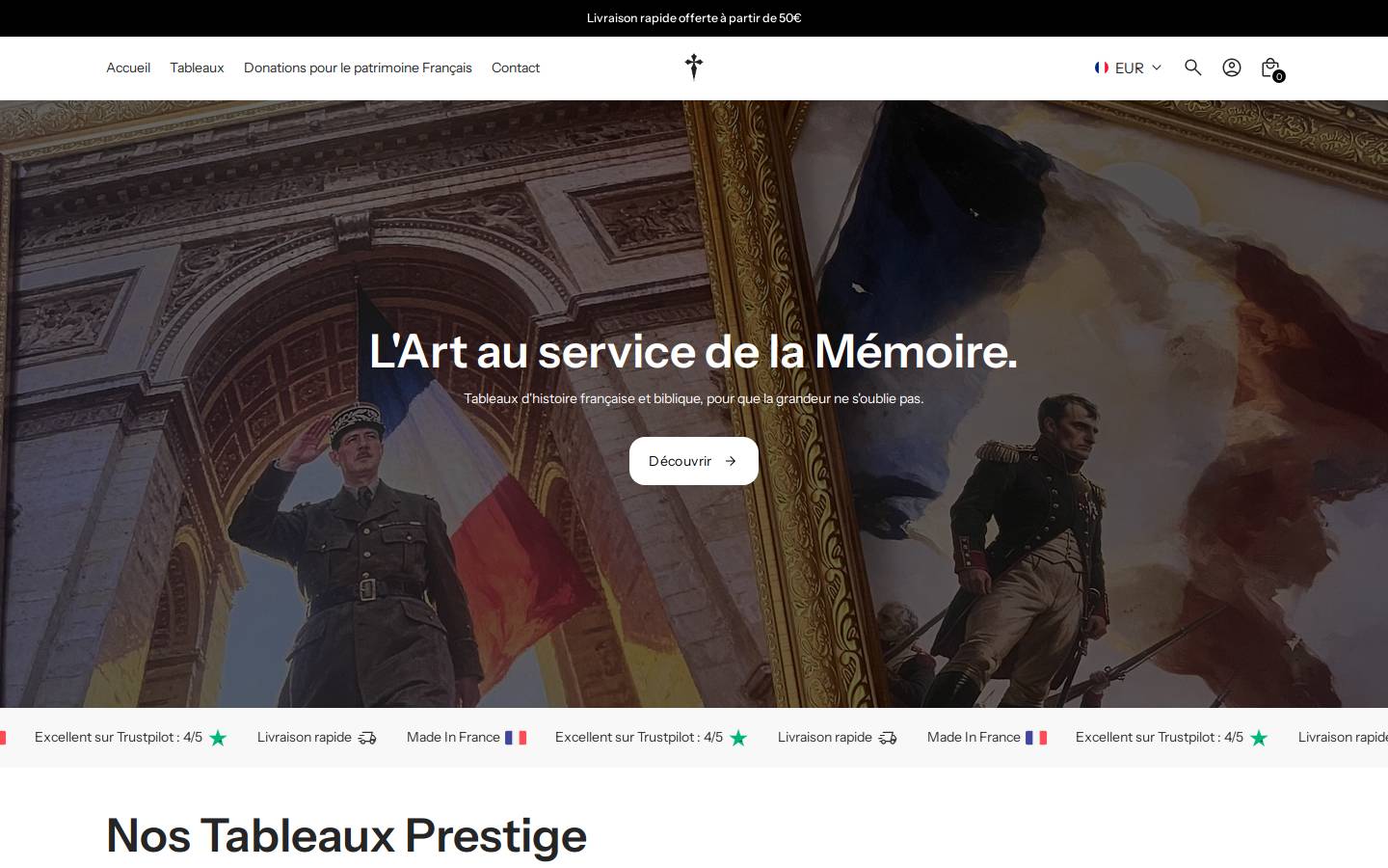 Atelier Saint-Louis  homepage screenshot