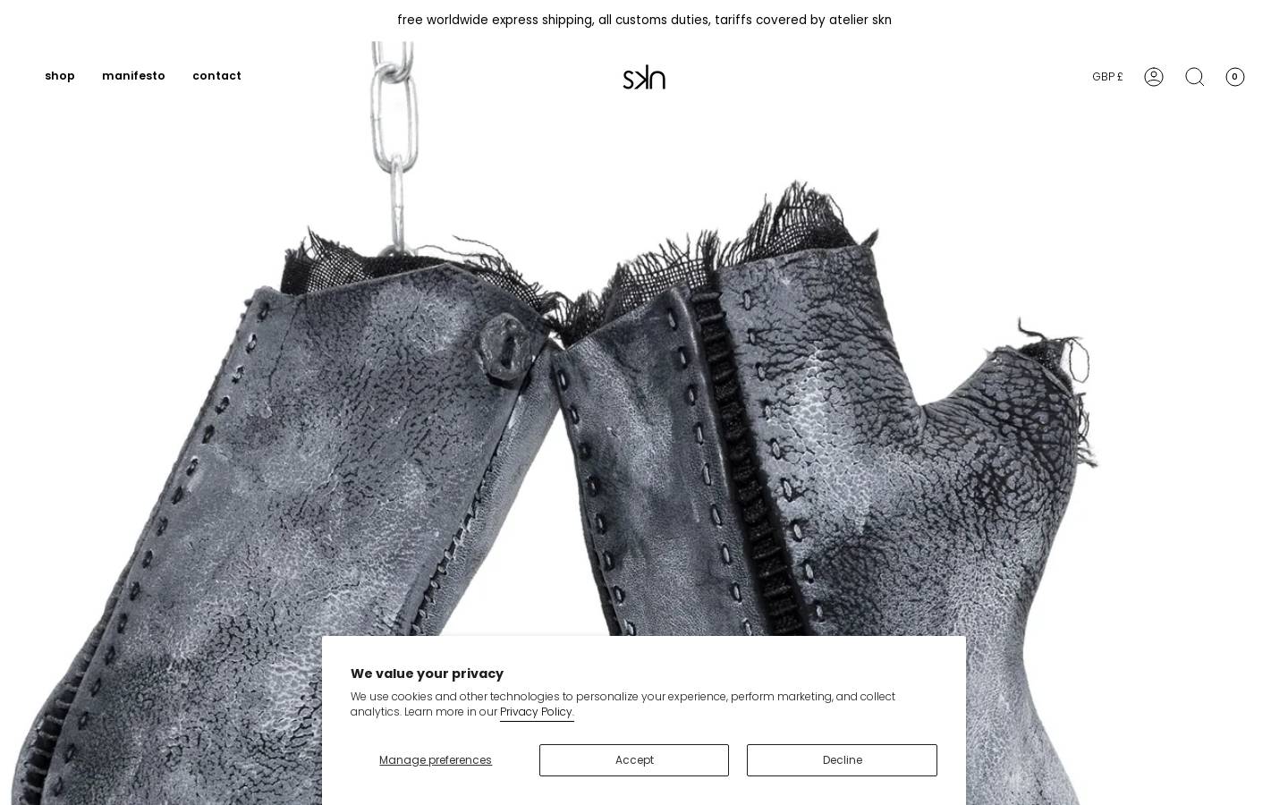 atelierskn.com homepage screenshot