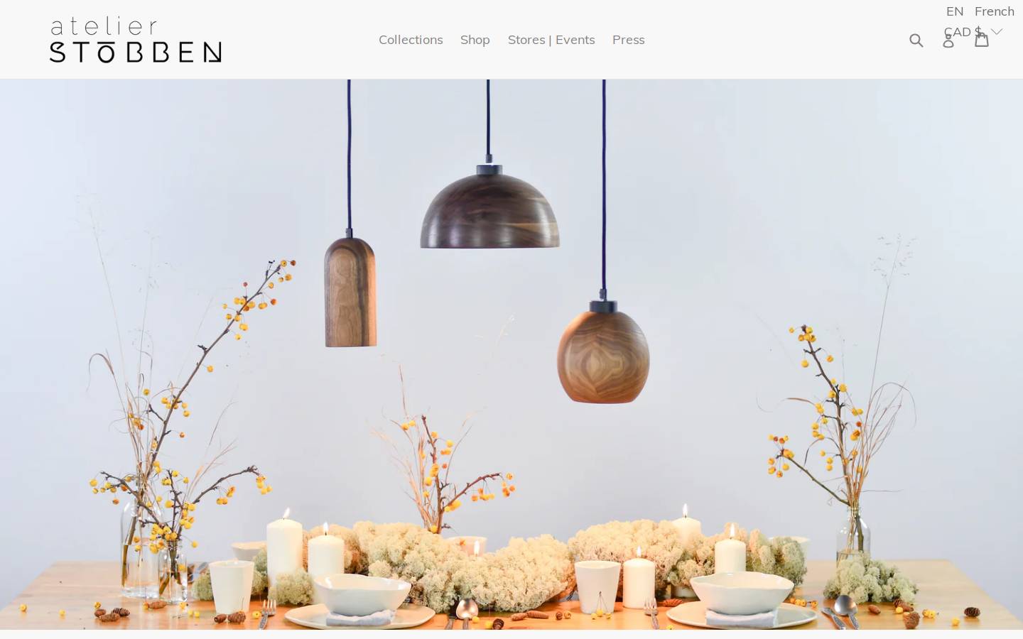 atelierstobben.com homepage screenshot