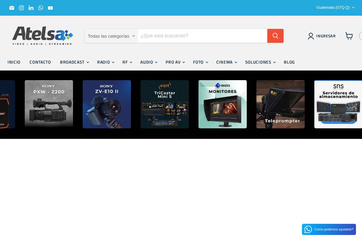 Atelsa homepage screenshot