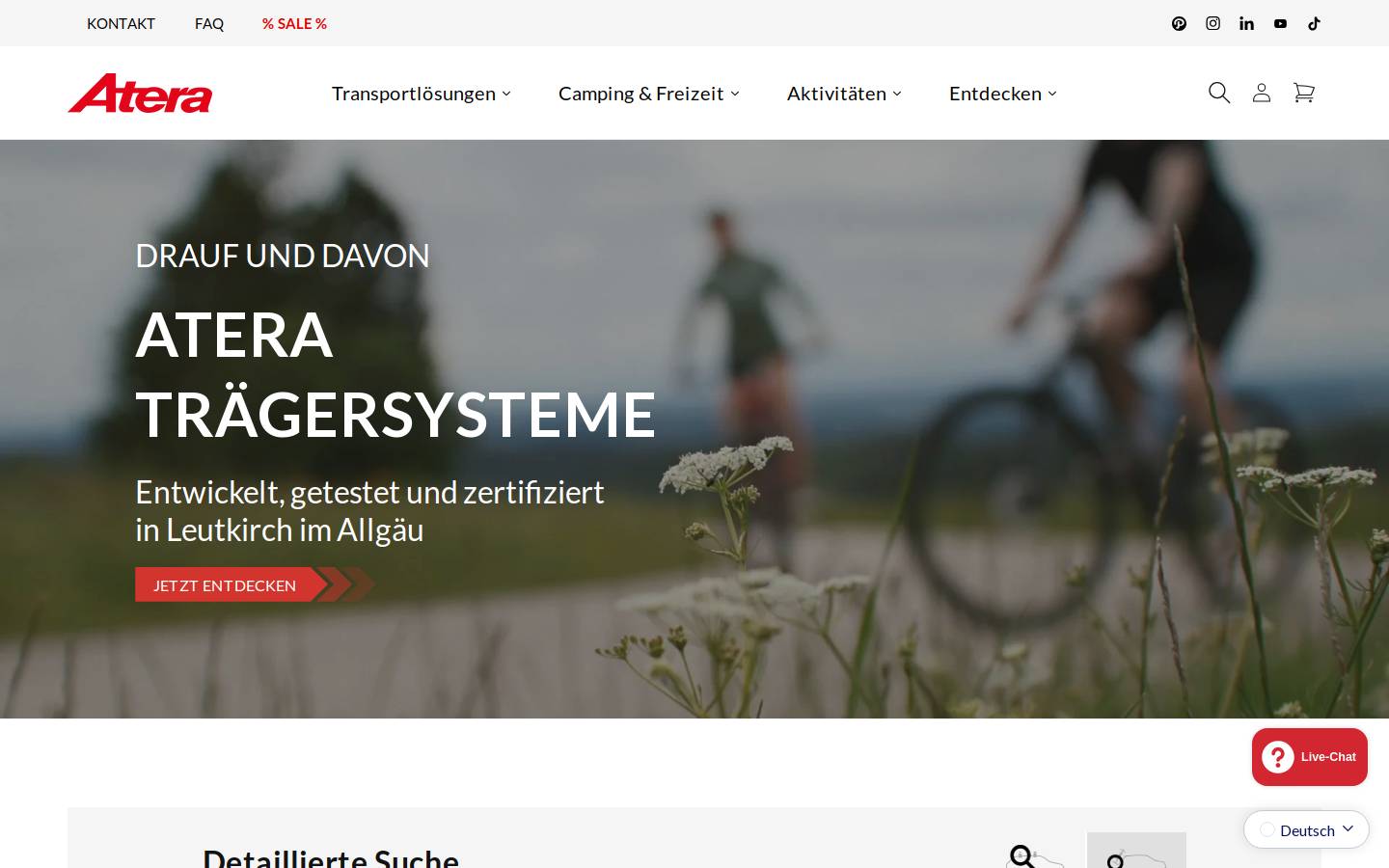 Atera - Full-Stack IT Management homepage screenshot