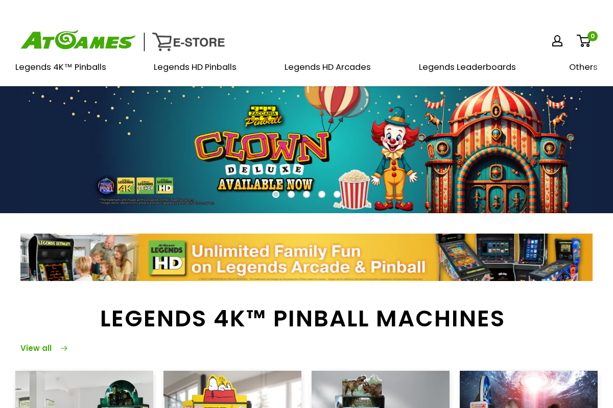 atgames.us homepage screenshot