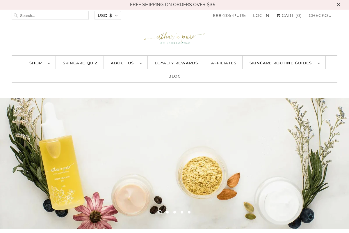 atharapure.com homepage screenshot