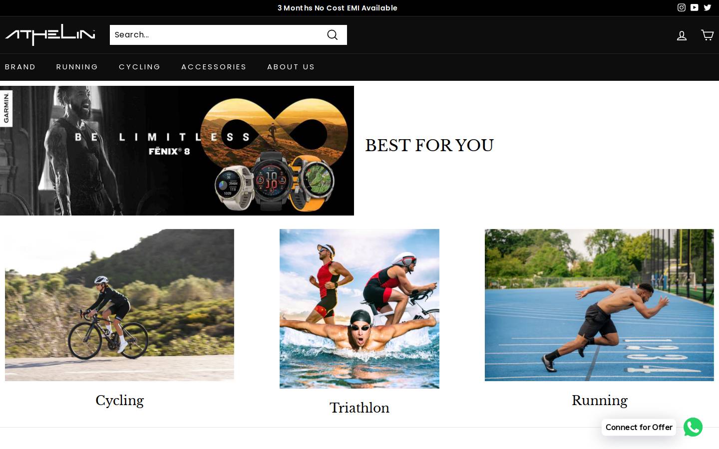athelin.com homepage screenshot