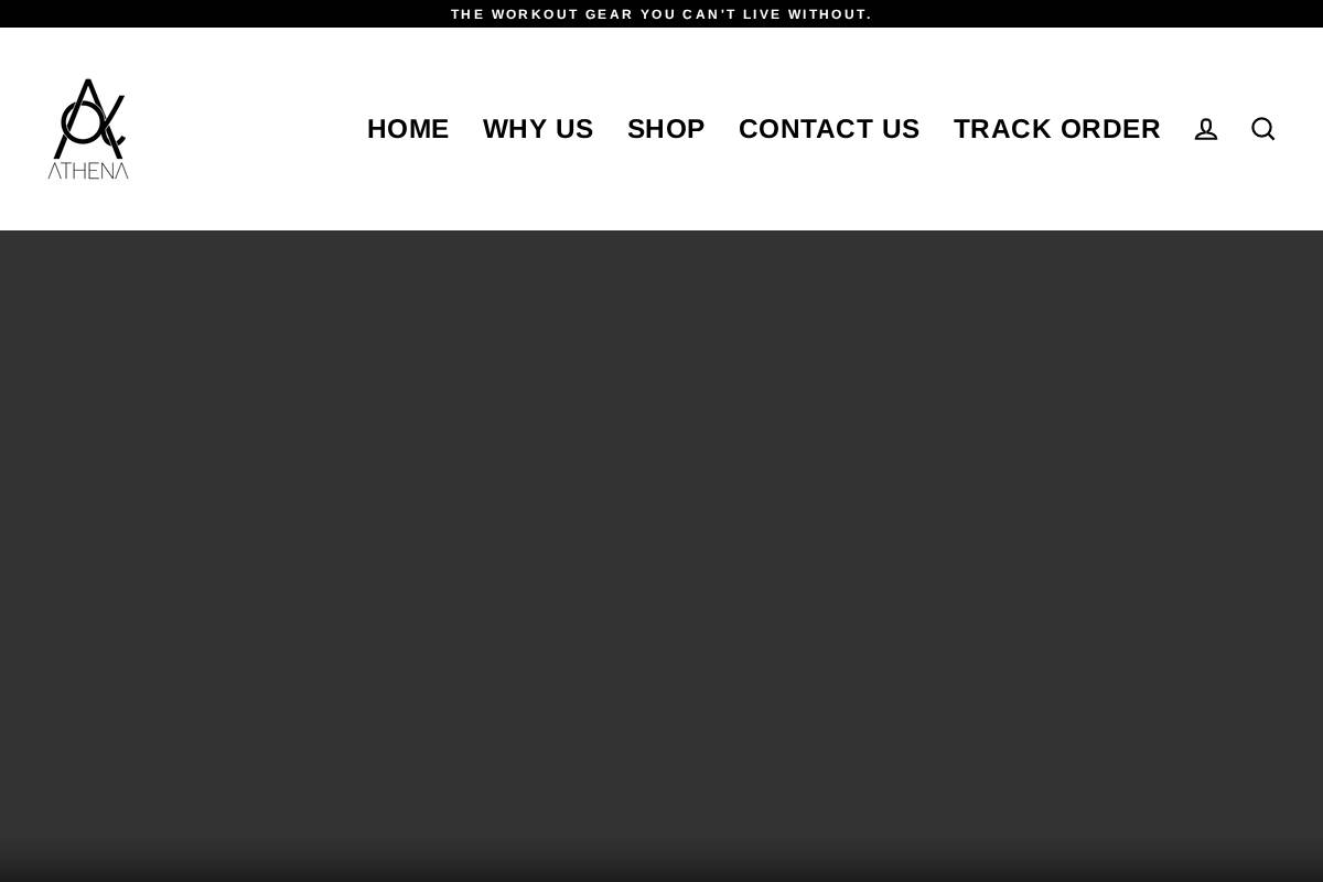 athena-athletica.com homepage screenshot