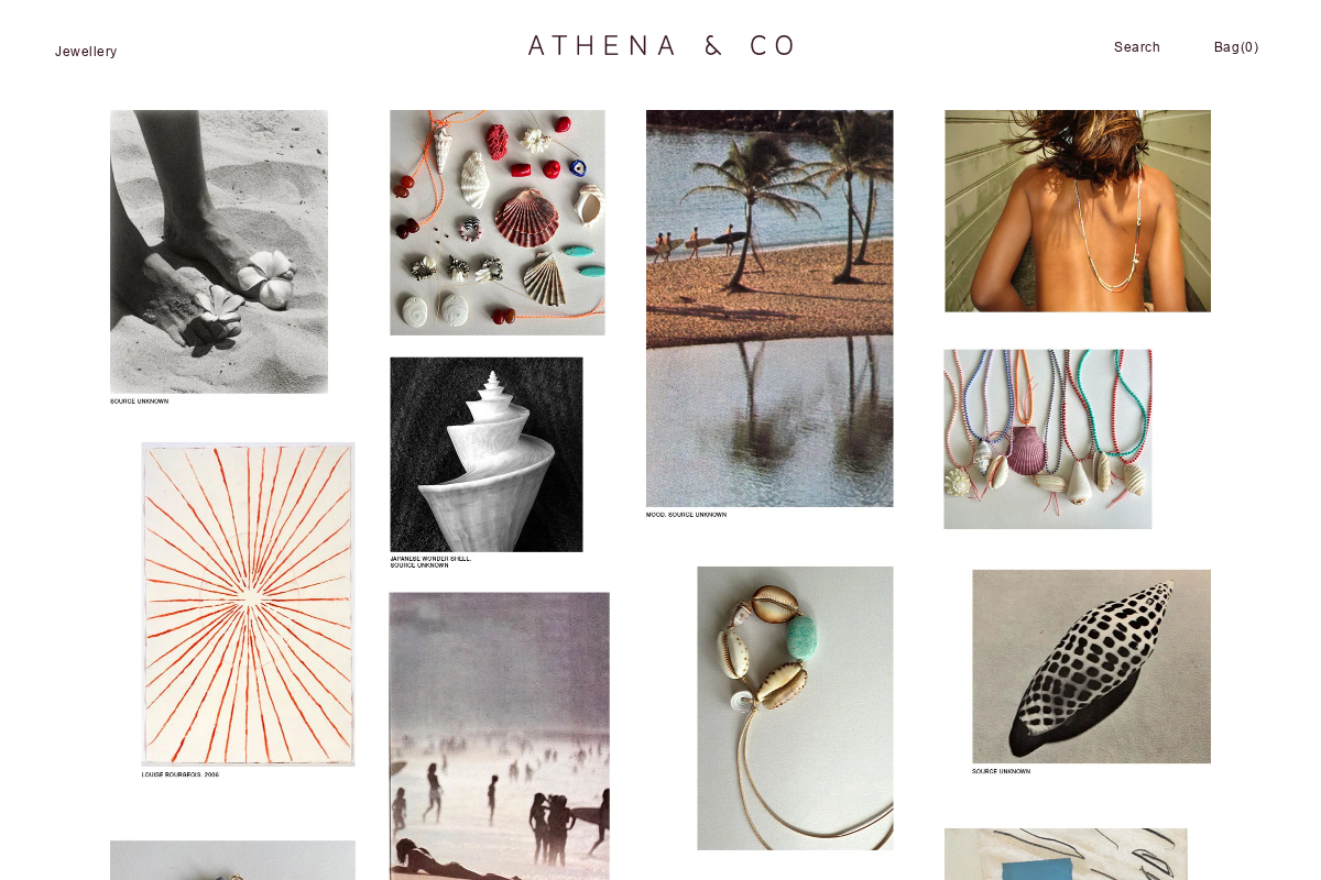athenaandco.com.au homepage screenshot