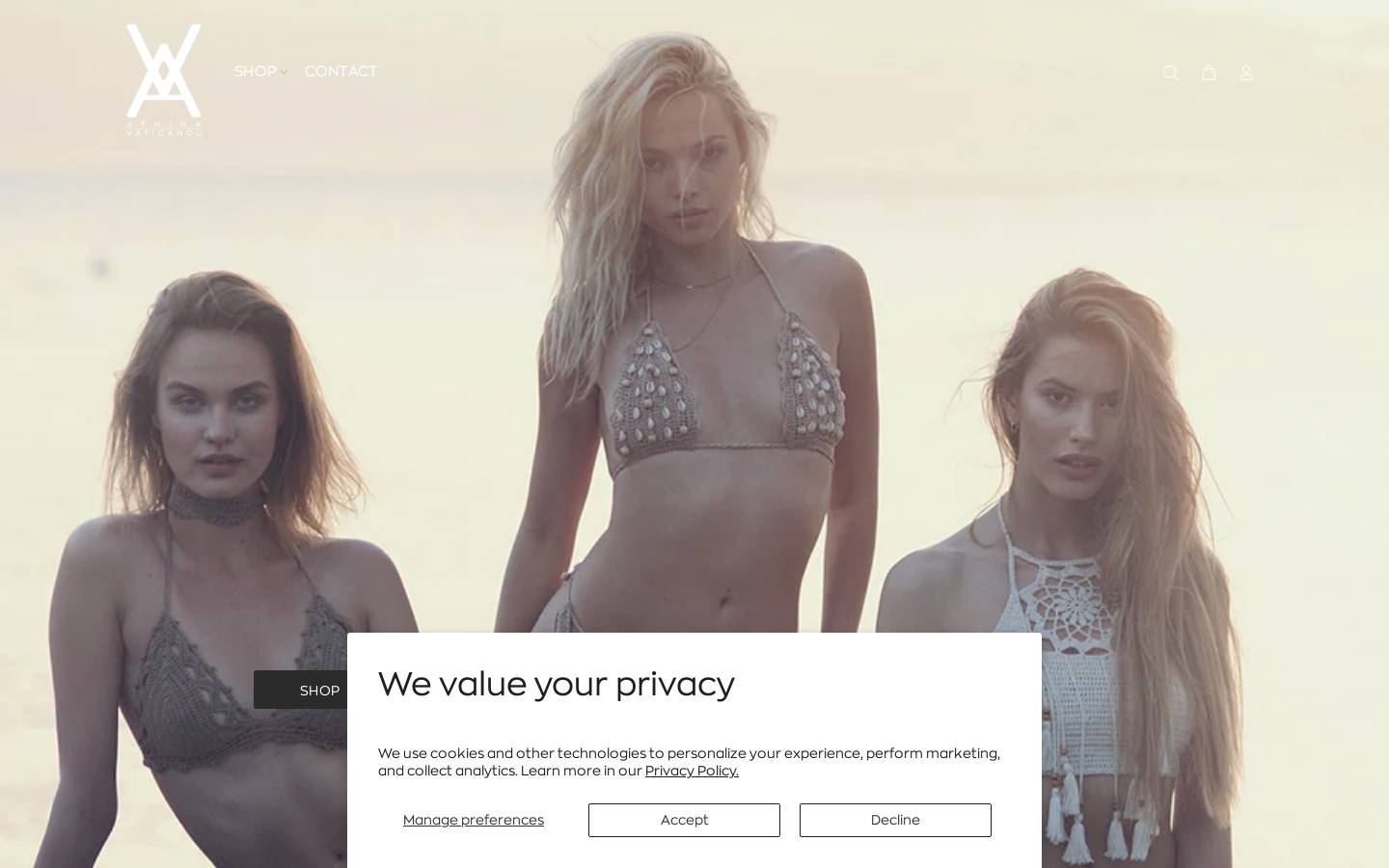 athinavaticanou.com homepage screenshot
