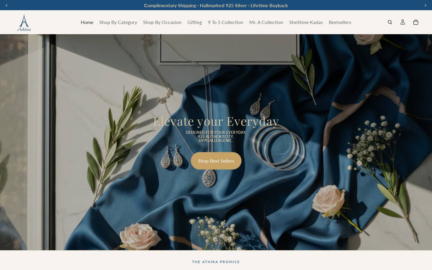 athira.co.in homepage screenshot