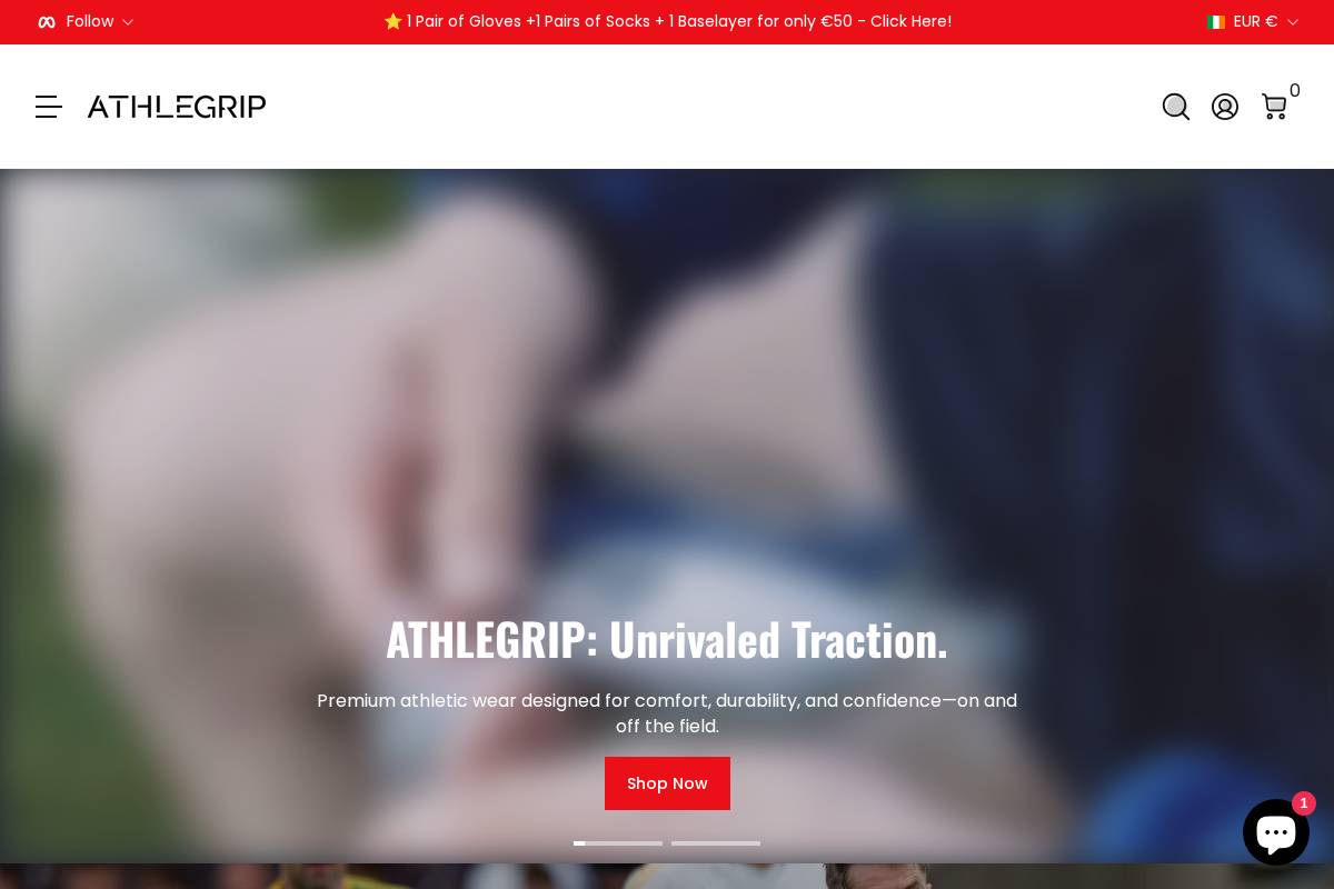 athlegrip.com homepage screenshot