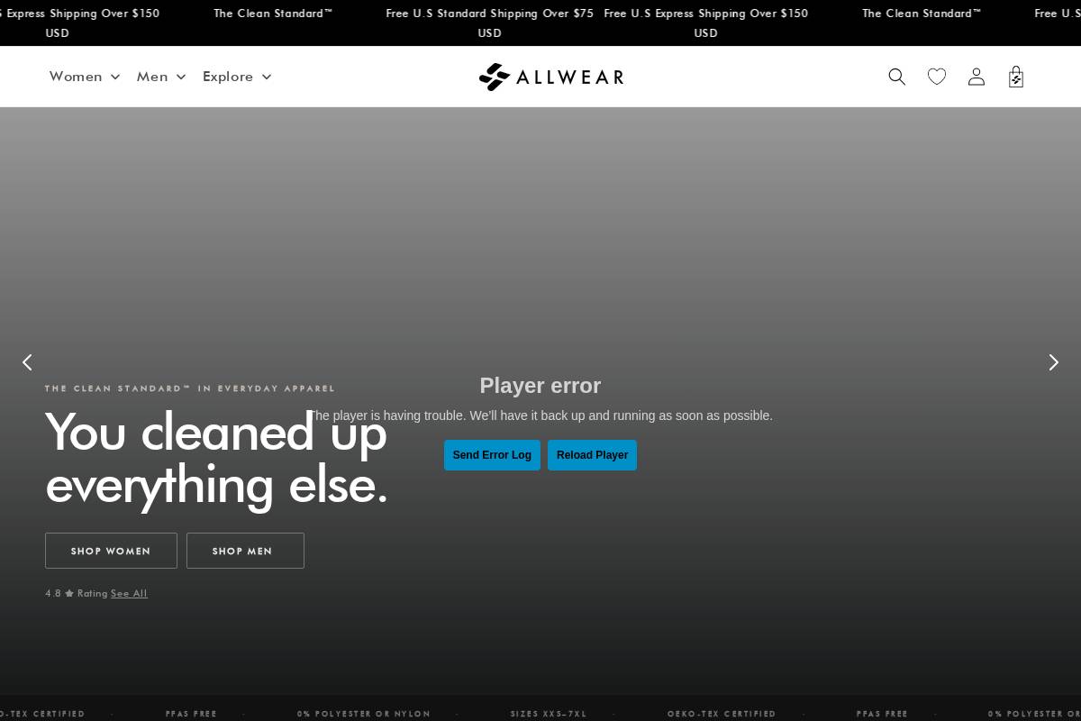 Athlete Body homepage screenshot