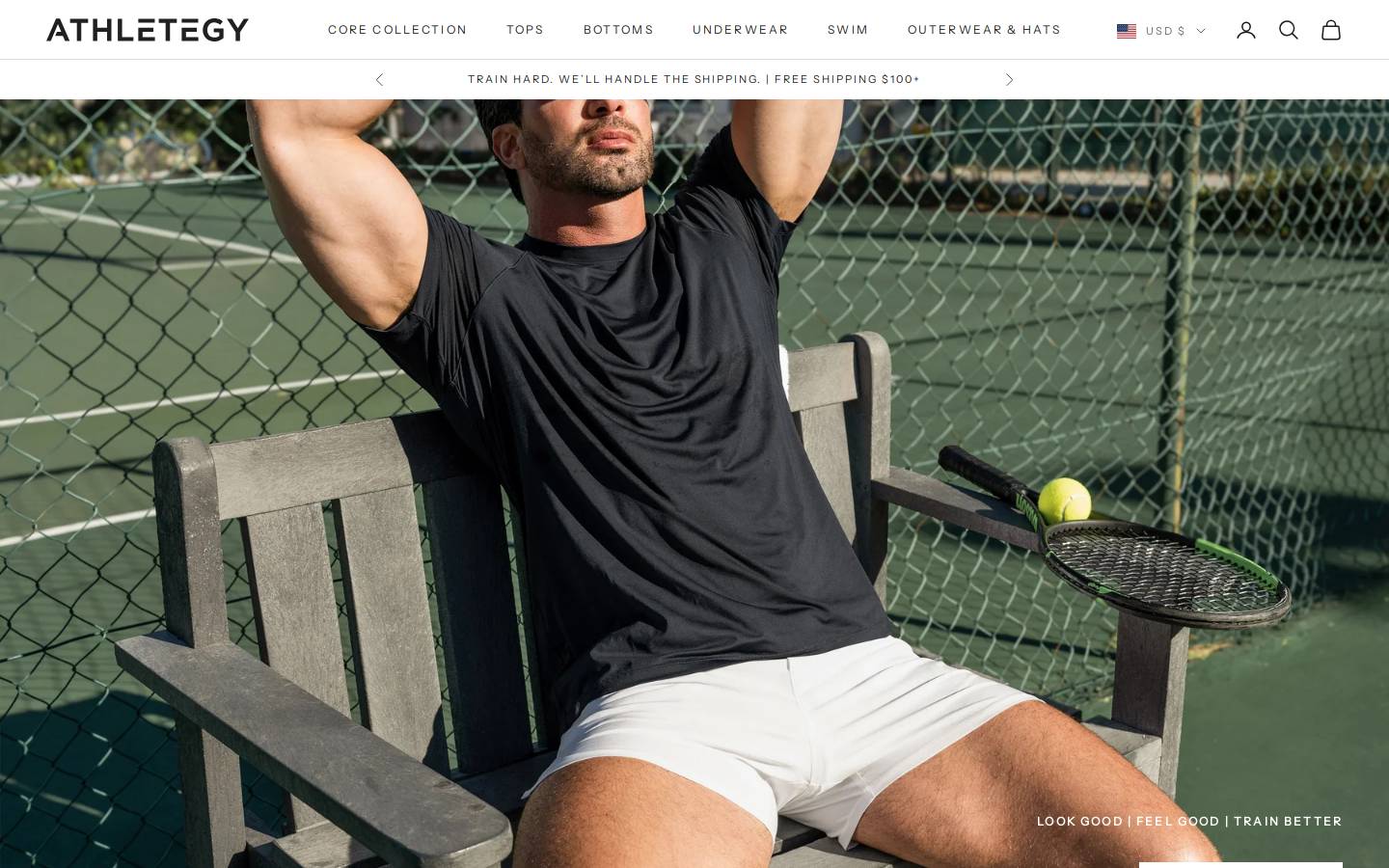 athletegy.com homepage screenshot